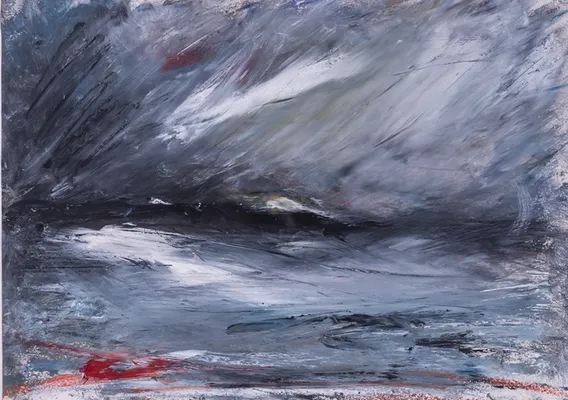 Coastal 2 - Oil Pastel on Paper 2021-2 lo res