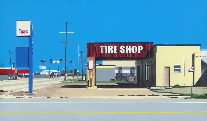 Tire Shop - 60 x 36 cm 5000