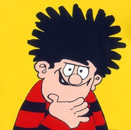 Beano -  Dennis the Menace (Yellow) - was £200
