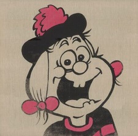 Minnie the Minx sits for Andy Warhol  Minnie in Black & Red