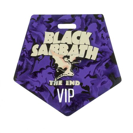 Black Sabbath - The End VIP Pass 