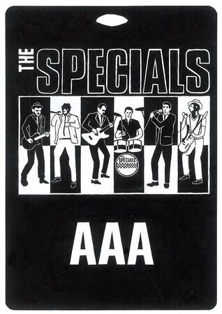 The Specials - UK Tour AAA Pass - 2011 (DELUXE)