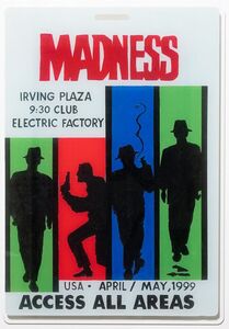 Madness - USA AAA Tour Pass - 1999 (DELUXE)