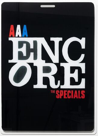The Specials - 'Encore' 40th Anniversary World Tour AAA Pass - 2019 (DELUXE)