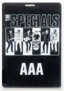 The Specials - UK Tour AAA Pass - 2011 (DELUXE)