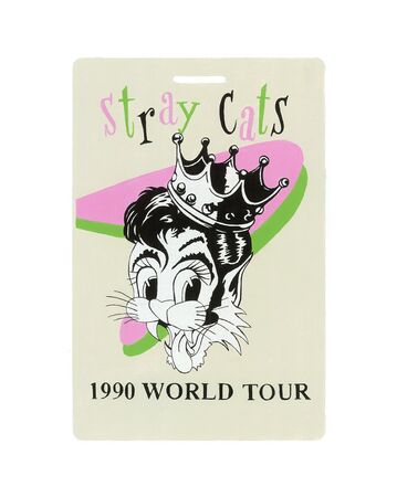 Stray Cats World Tour Pass - 1990
