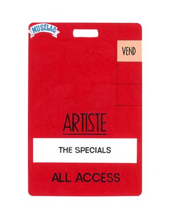 Musilac Festival Artiste Pass - 2012
