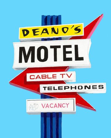 Deano's Motel Sign - was £350