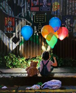 Up Up & Away (Aluminium Edition) Framed Last Copy