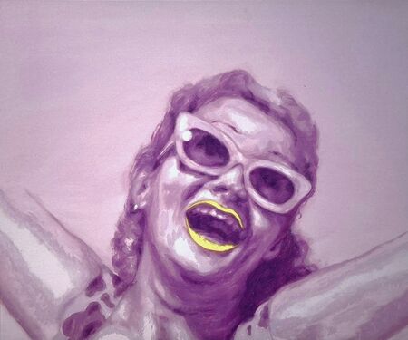 Laughing Head XI - Cadmium Yellow - was £675 (framed)