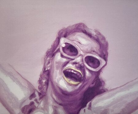 Laughing Head III - Unbleached Titanium - was £675 (framed)